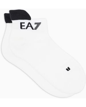 EA7 Tennis Socks - White