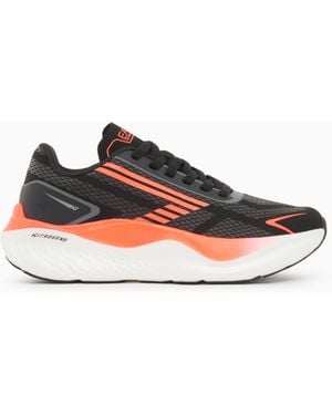 EA7 Sneaker Nitro Wave 2 Mit Atmungsaktivem Mesh Und Gummisohle - Weiß