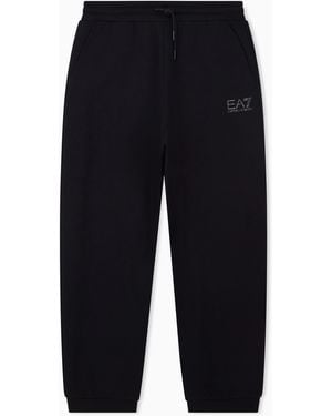 EA7 Oversized Jersey Trousers Visibility - Blue