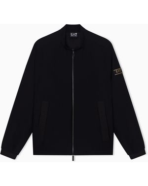 EA7 Premium Label Stretch-Nylon Jacket - Blue