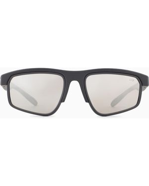 EA7 Sonnenbrille Vyron - Weiß