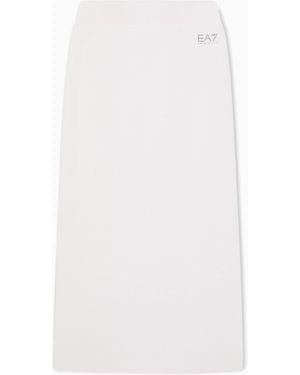 EA7 Precious Long Skirt - White
