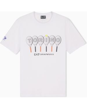 EA7 T-Shirt Girocollo - Bianco
