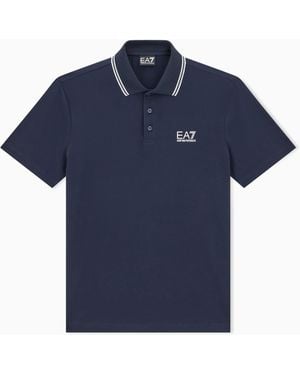 EA7 Regular Fit Polo Shirt Tennis Club - Blue