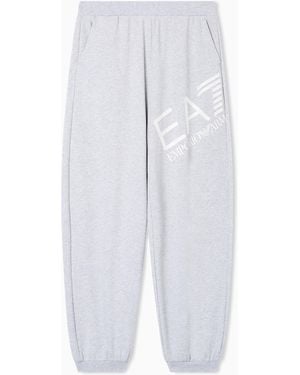 EA7 Pantaloni Jogger Logo Series - Bianco