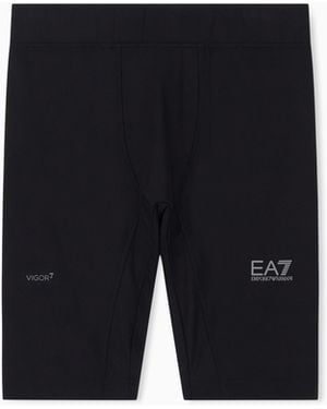 EA7 Pantaloncini Da Ciclista Vigor 7 - Blu