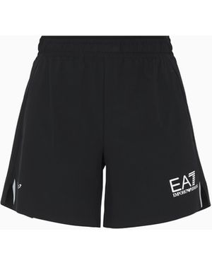 EA7 Ventus7 Shorts With Side Pockets And Drawstring Tennis Pro - Black
