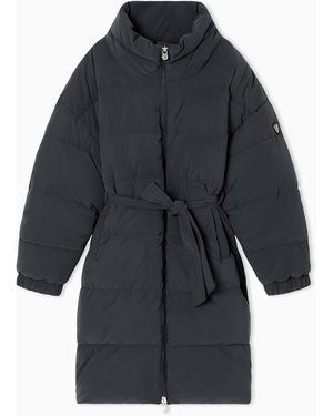 EA7 Long Padded Jacket - Blue