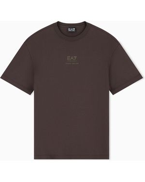 EA7 Regular Fit T-Shirt Graphic Series - Brown