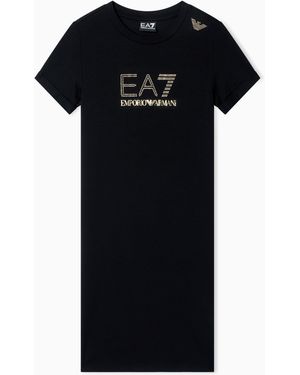 EA7 Short-Sleeve Dress Evolution - Black