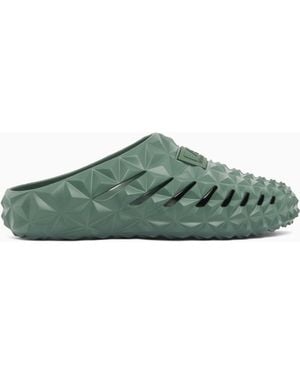 EA7 Prisma Sliders - Green