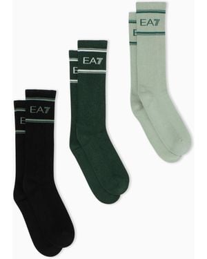EA7 Dynamic Athlete Socks - White