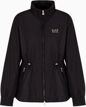EA7 Core Lady Technical Fabric Jacket - Black