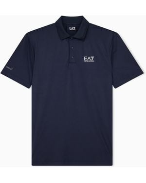 EA7 Regular Fit Polo Shirt Golf Pro - Blue