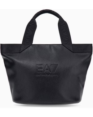 EA7 Shopping Bag Con Logo - Blu