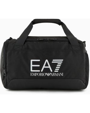 EA7 Borsone Piccolo Con Maxi Logo - Nero