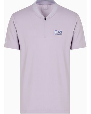 EA7 Polo Serafino Tennis Pro - Viola