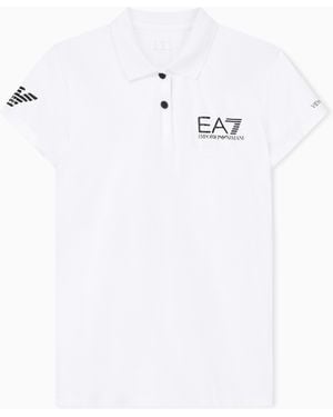 EA7 Ventus7 Polo - White