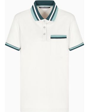 EA7 Golf Pro Short-Sleeved Polo Shirt - White