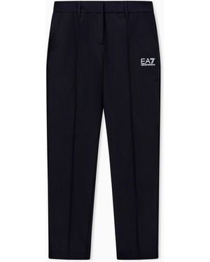 EA7 Golf Pro Straight-Cut Trousers - Blue