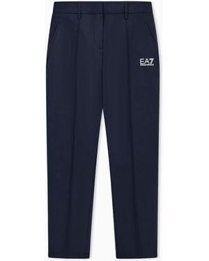 EA7 Golf Pro Straight-Cut Trousers - Blue