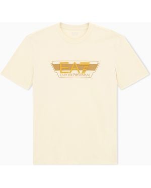 EA7 Regular Fit T-Shirt Visibility - Natural