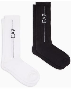 EA7 Frottee Trainingssocken Im Set Als Train Socks - Schwarz
