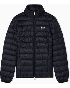 EA7 Core Lady Lightly Padded Jacket - Blue