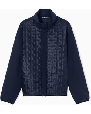 EA7 Golf Pro Ventus7 Technical Fabric Jacket - Blue