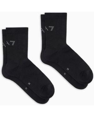 EA7 Two-Pack Of Knit Socks - White