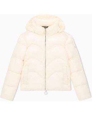 EA7 Bomber Jacket Regular Fit Padded - Natural