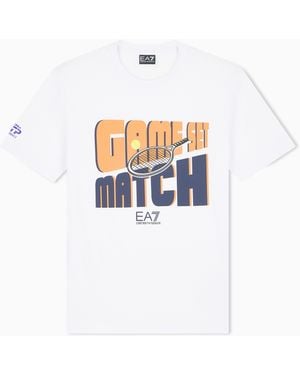 EA7 T-Shirt Girocollo - Bianco