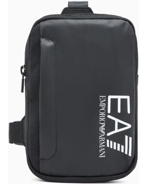EA7 Train Core Small Cross-Body Bag With Oversized Logo - Blue