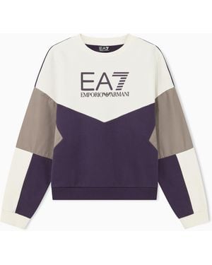 EA7 Felpa Contemporary Sport - Blu