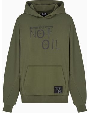 EA7 Felpa Con Cappuccio Urban Escape - Verde