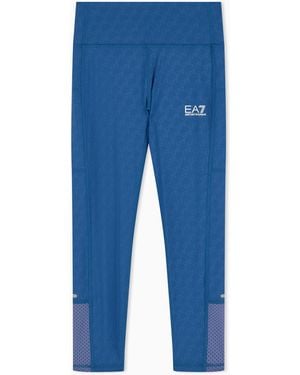 EA7 Leggings Ventus 7 Slim Fit - Blue