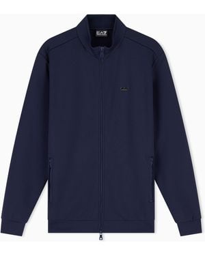 EA7 Sweatshirt Lux Identity Regular Fit Jersey - Blue