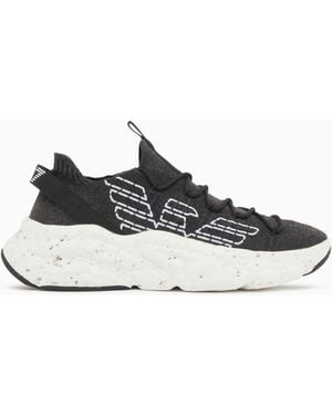 EA7 Terra Flux Knit Trainer - White