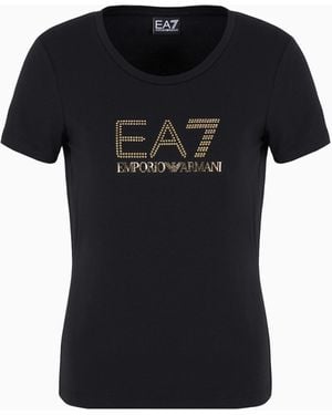 EA7 T-Shirt Maxi Logo Evolution - Nero