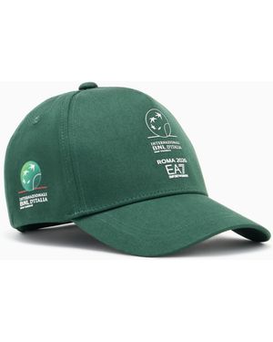 EA7 Internazionali Bnl D'Italia Cappello Da Baseball - Verde