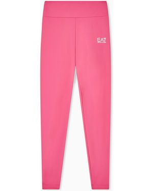 EA7 Stretch Legging With High Waist - Pink
