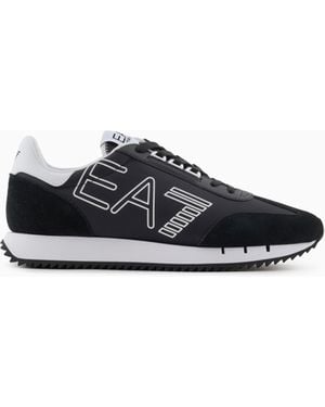 EA7 And Vintage Trainers - Black