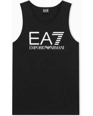 EA7 Sporttops - Schwarz