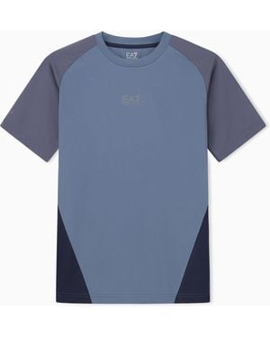 EA7 Slim-Fit T-Shirt Ventus 7 - Blue
