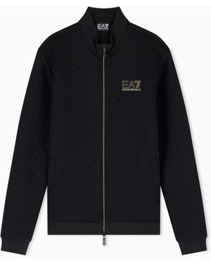EA7 Sweatshirt Premium Label Regular Fit - Blue