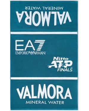 EA7 Nitto Atp Finals Asciugamano Piccolo - Blu