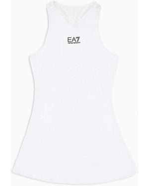 EA7 Tennis Pro Girl Dress - White
