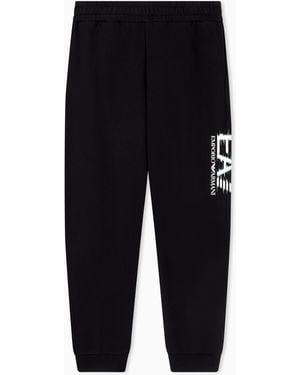 EA7 Visibility Cotton Joggers - Black