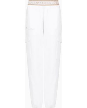 EA7 Pantaloni Cargo Dynamic Athlete - Bianco