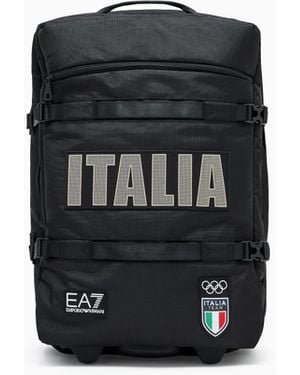 EA7 Kabinentrolley Aus Funktionsgewebe - Schwarz